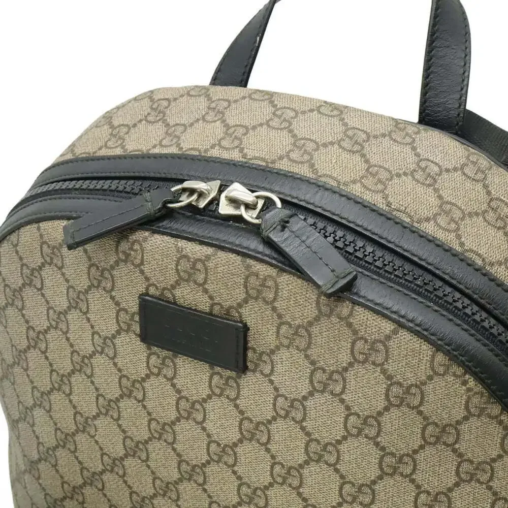 GUCCI Authentic Black Leather Backpack